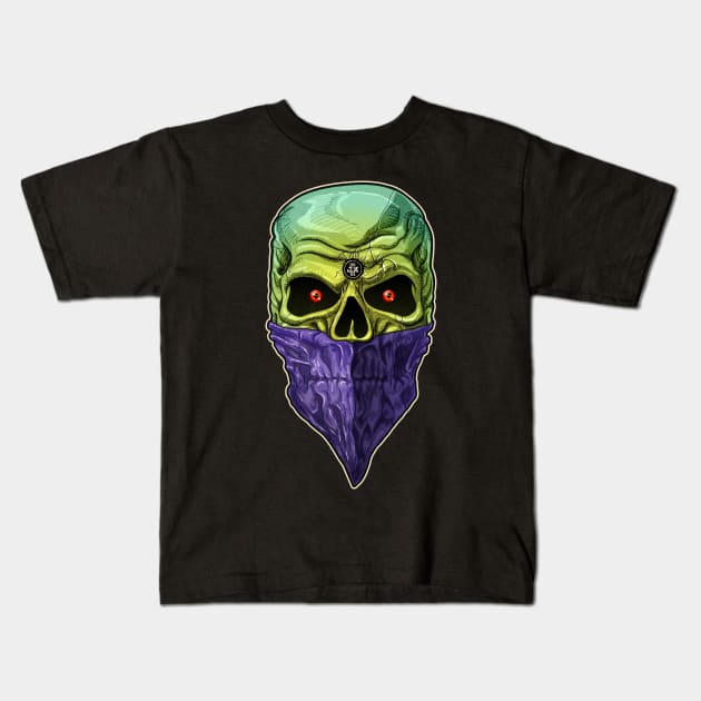 He-SkeleHitman_81, Skele Hitman, skull Kids T-Shirt by HEJK81